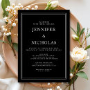 Search for black wedding invitations Formal