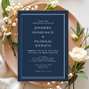 Search for blue wedding invitations Blue and white