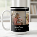 Search for new grandmother mugs Script typography