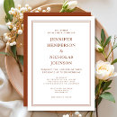 Search for terracotta wedding invitations Classic