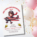 Search for airplane invitations Girl