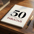 Search for fifty notebooks 50th birthday
