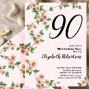 Search for classic 90th birthday invitations Modern