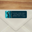 Search for teal glitter return address labels Agate