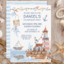 Search for lighthouse birthday invitations Nautical