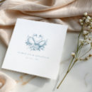 Search for floral wedding napkins Blue