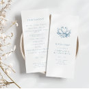 Search for menu and wedding programs Minimalist