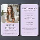 Search for use photo business cards For her