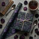 Search for deep green wrapping paper Floral pattern