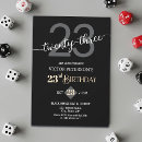 Search for 23rd birthday invitations Adult birthday party