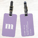 Search for initial luggage tags Minimalist