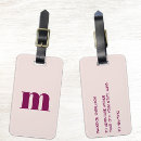 Search for pink luggage tags Simple