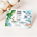Search for dinosaur joint birthday invitations For kids