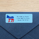 Search for donkey return address labels Blue