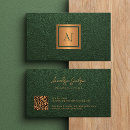 Search for green and gold business cards Professional
