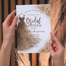 Search for brown bridal shower invitations Stylish