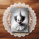 Search for creepy clown cards Vintage