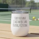 Search for play drinkware Pickleball