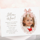 Search for pretty in pink birthday invitations Girl