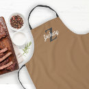 Search for tan aprons Initial