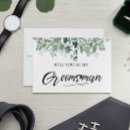 Search for bridal party proposal cards Botanical