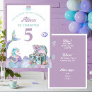 Search for mermaid tail birthday invitations Pink