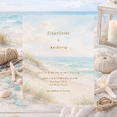 Search for watercolor wedding invitations Coastal