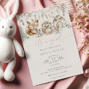 Search for boho baby girl shower invitations Greenery