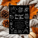 Search for spooky bridal shower invitations She found her boo