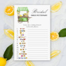 Search for lemon bridal shower games Watercolor