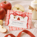 Search for gingham apple invitations Cute