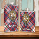 Search for clan tartan flasks Red