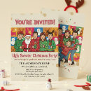 Search for casual christmas invitations Santa claus