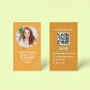 Search for orange business cards Minimalist