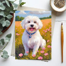 Search for dog and flowers postcards Puppy