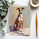 Search for dog painting postcards Greyhound