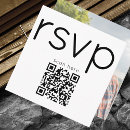 Search for respond square invitations Black and white