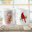 Search for cardinal photo mugs Red bird