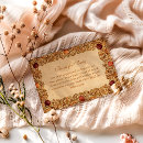 Search for pomegranate cards invites Antique floral