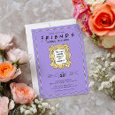 Search for friends bridal shower invitations Central perk