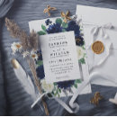 Search for navy and silver wedding invitations Rustic