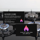 Search for flame business cards Gas