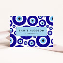Search for evil eye business cards Hamsa