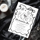 Search for she found her boo bridal shower invitations Black and white