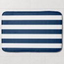 Search for navy and white stripes bath mats Trendy