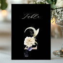 Search for blue flower table cards Elegant