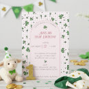 Search for st patricks 1st birthday invitations March