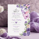 Search for purple gold white invitations Lavender