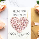 Search for welcome reception invitations Minimalist
