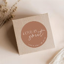 Search for favour wedding stickers Love is sweet